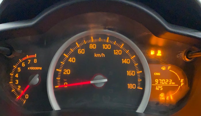 2015 Maruti Celerio VXI CNG D, CNG, Manual, 97,080 km, Odometer Image