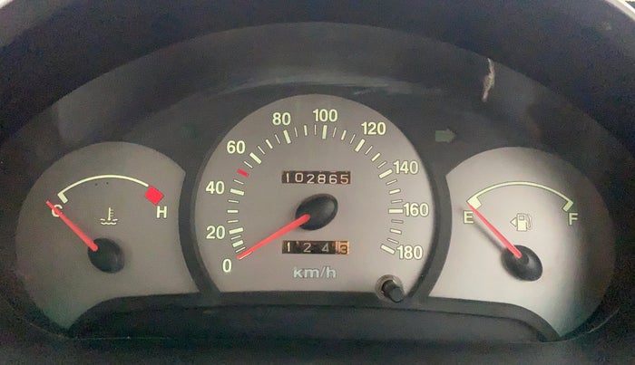 2011 Hyundai Santro Xing GL PLUS, Petrol, Manual, 1,02,743 km, Odometer View