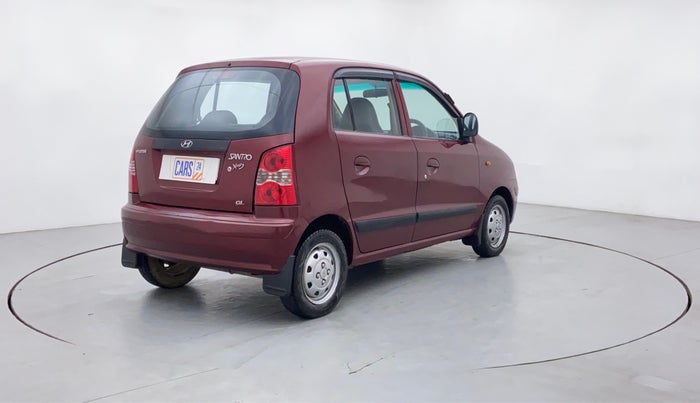 2011 Hyundai Santro Xing GL PLUS, Petrol, Manual, 1,02,743 km, Right Back Diagonal (45- Degree) View