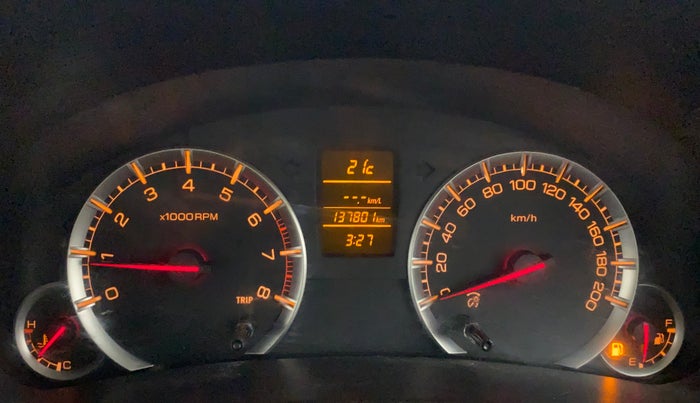 2014 Maruti Swift ZXI, Petrol, Manual, 1,38,222 km, Odometer Image