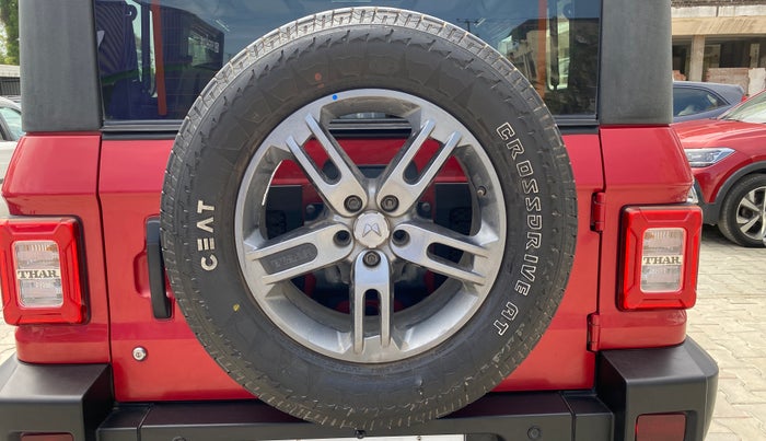 2024 Mahindra Thar LX HT PETROL 4WD MT, Petrol, Manual, 18,457 km, Spare Tyre