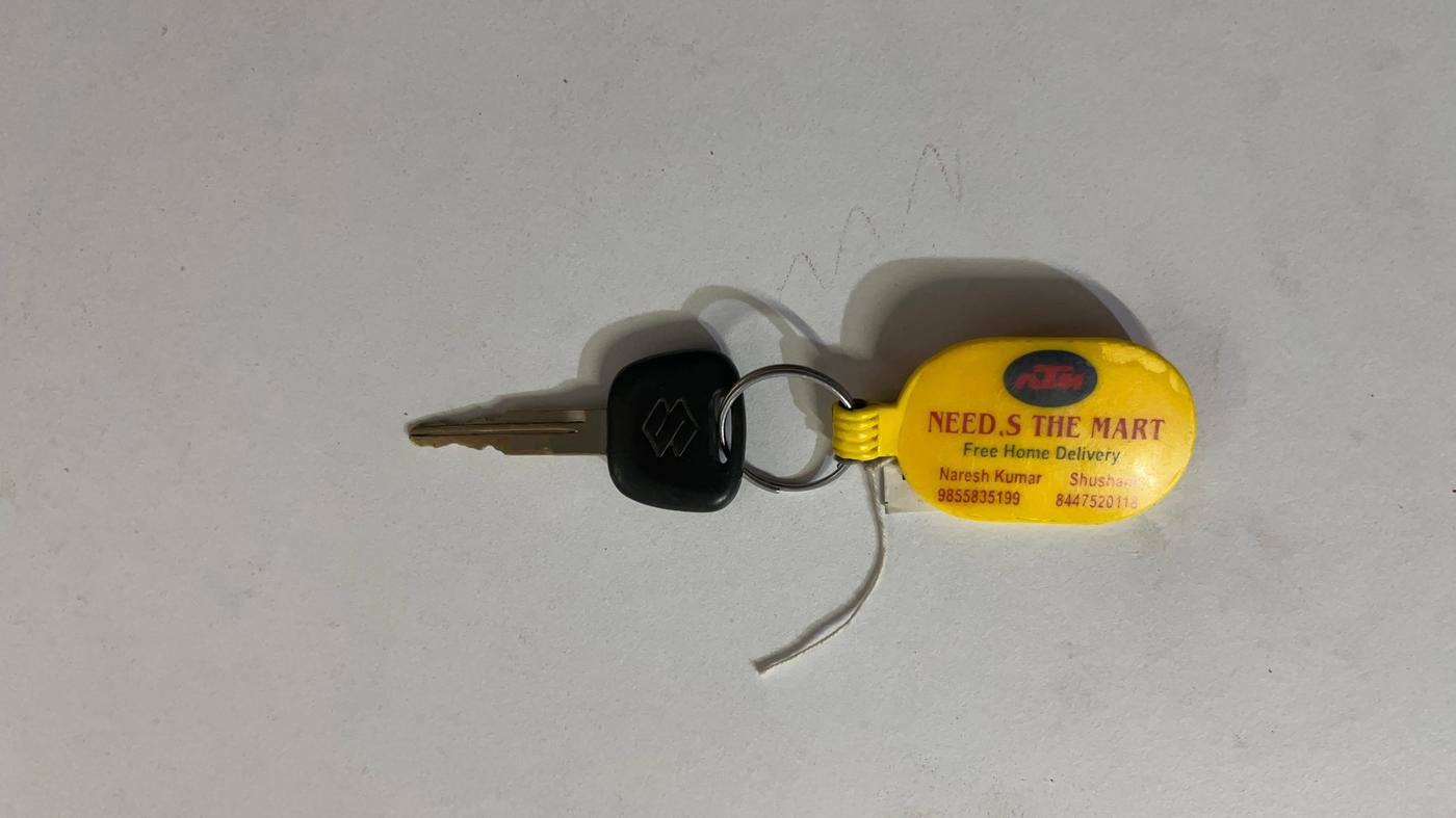 2019 Maruti Eeco 5 STR WITH A/C+HTR, Petrol, Manual, 40,669 km, Key Close Up