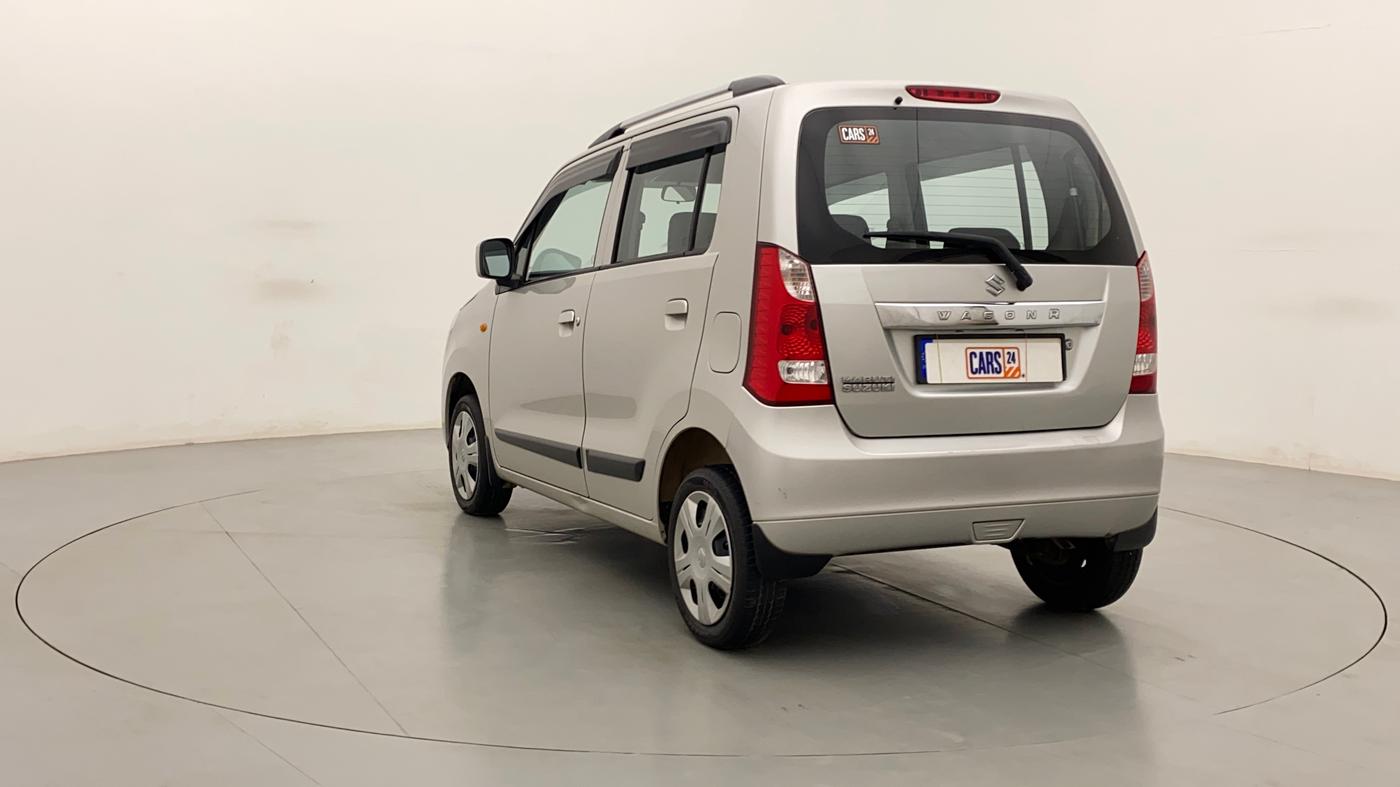 2017 Maruti Wagon R 1.0 VXI AMT, Petrol, Automatic, 24,034 km, Left Back Diagonal