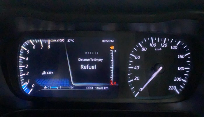 2020 Tata ALTROZ XZ PETROL, Petrol, Manual, 11,831 km, Odometer Image