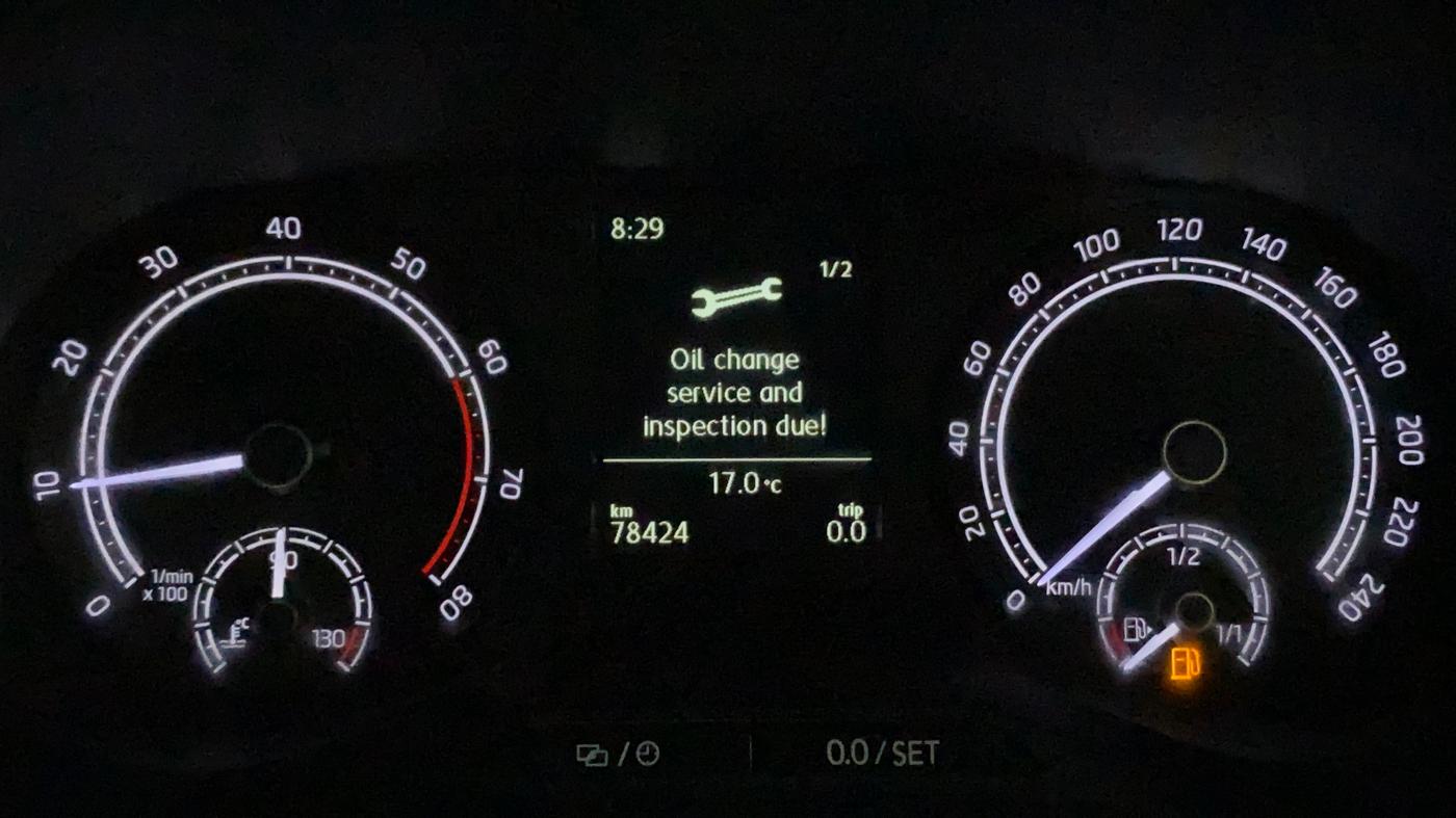 2022 Skoda SLAVIA AMBITION 1.0L TSI MT, Petrol, Manual, 78,434 km, Odometer Image