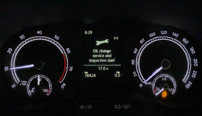 2022 Skoda SLAVIA AMBITION 1.0L TSI MT, Petrol, Manual, 78,412 km, Odometer Image