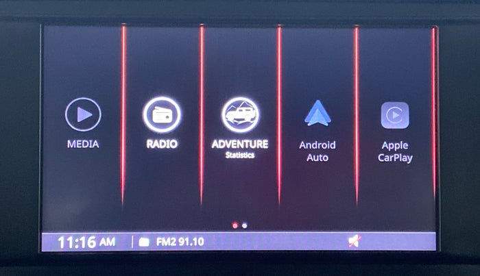 2021 Mahindra Thar LX PETROL HT 4WD AT, Petrol, Automatic, 20,002 km, Touchscreen Infotainment System