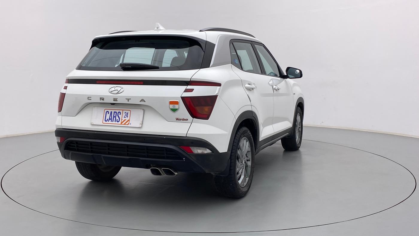 2020 Hyundai Creta SX (O) 1.4 TURBO DCT, Petrol, Automatic, 12,237 km, Right Back Diagonal
