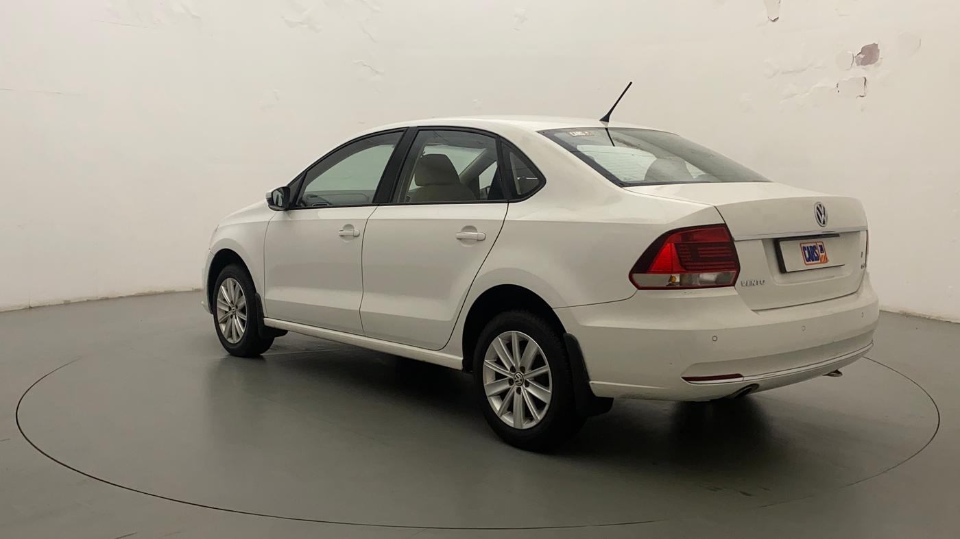 2017 Volkswagen Vento HIGHLINE PLUS 1.2 AT 16 ALLOY, Petrol, Automatic, 49,873 km, Left Back Diagonal