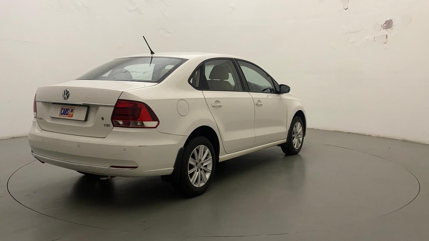 2017 Volkswagen Vento HIGHLINE PLUS 1.2 AT 16 ALLOY, Petrol, Automatic, 49,873 km, Right Back Diagonal