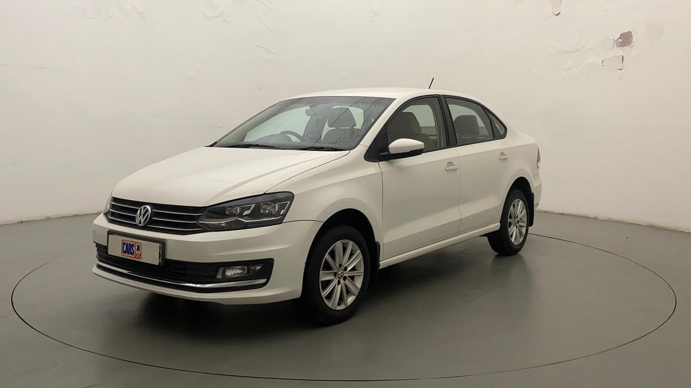 2017 Volkswagen Vento HIGHLINE PLUS 1.2 AT 16 ALLOY, Petrol, Automatic, 49,873 km, Left Front Diagonal