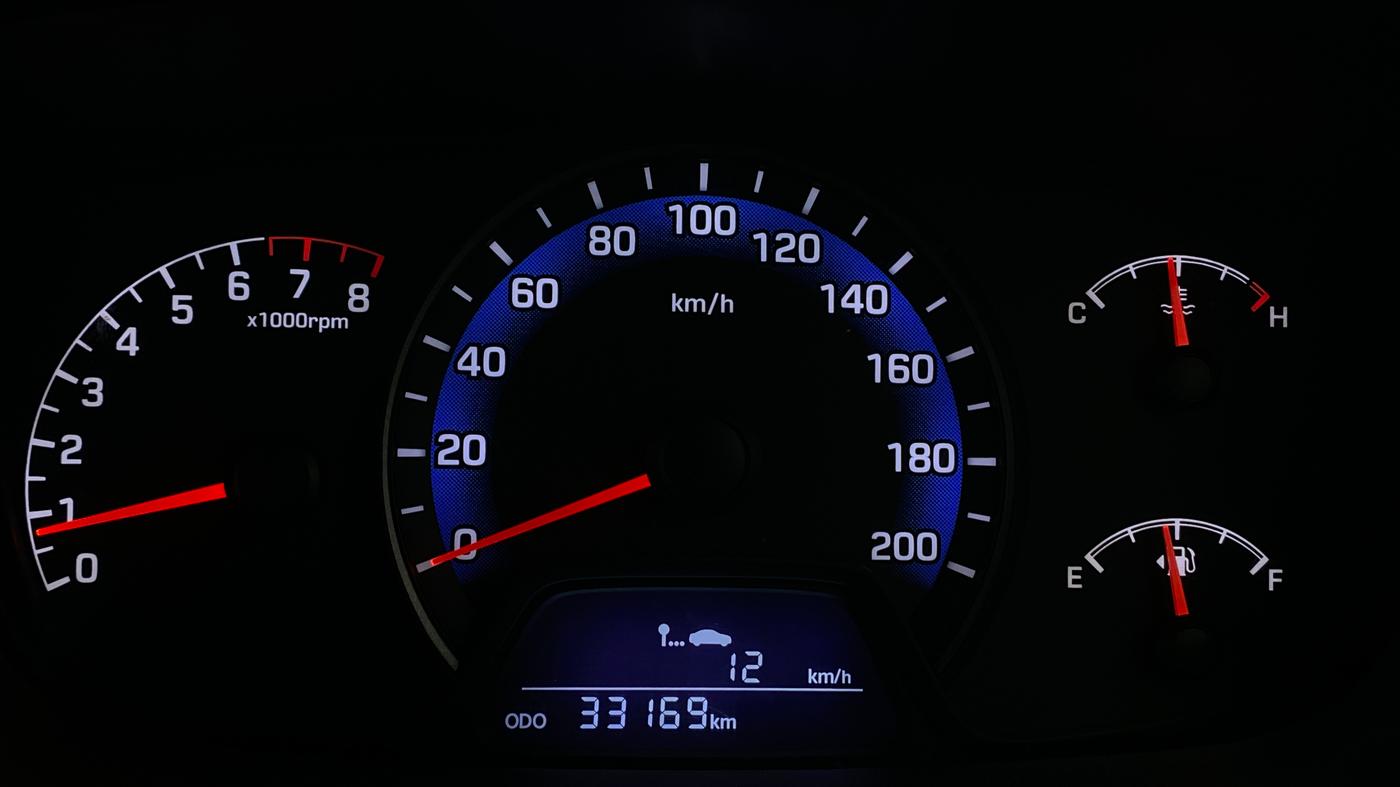 2015 Hyundai Xcent S 1.2, Petrol, Manual, 33,166 km, Odometer Image