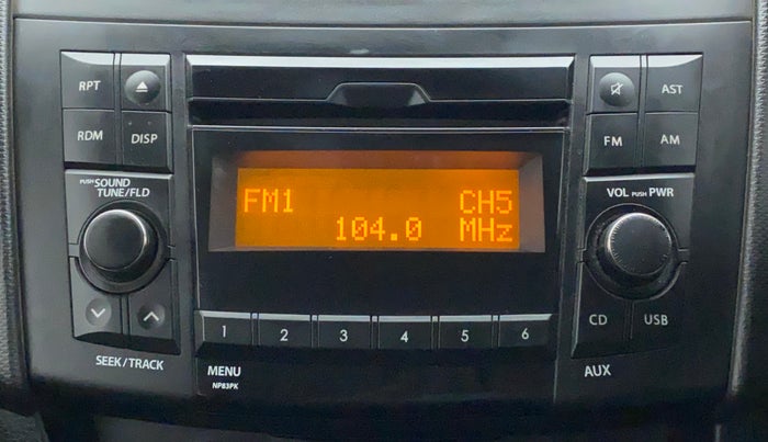2014 Maruti Swift VXI, Petrol, Manual, 44,292 km, Infotainment System
