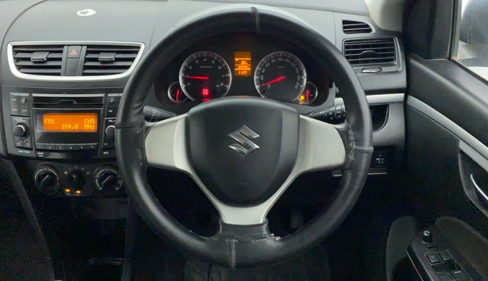 2014 Maruti Swift VXI, Petrol, Manual, 44,292 km, Steering Wheel Close Up