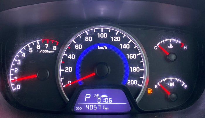 2017 Hyundai Grand i10 SPORTZ (O) AT 1.2 KAPPA VTVT, Petrol, Automatic, 40,570 km, Odometer Image