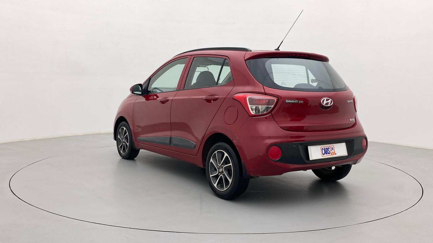 2017 Hyundai Grand i10 SPORTZ (O) AT 1.2 KAPPA VTVT, Petrol, Automatic, 40,570 km, Left Back Diagonal