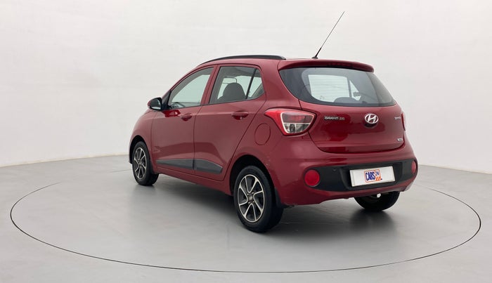 2017 Hyundai Grand i10 SPORTZ (O) AT 1.2 KAPPA VTVT, Petrol, Automatic, 40,570 km, Left Back Diagonal