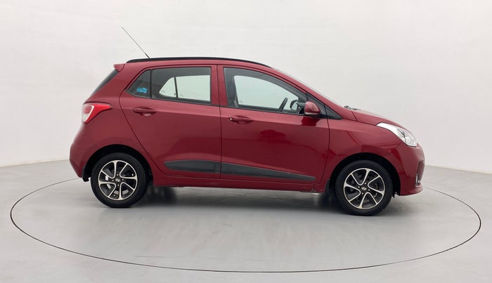 2017 Hyundai Grand i10 SPORTZ (O) AT 1.2 KAPPA VTVT, Petrol, Automatic, 40,570 km, Right Side View