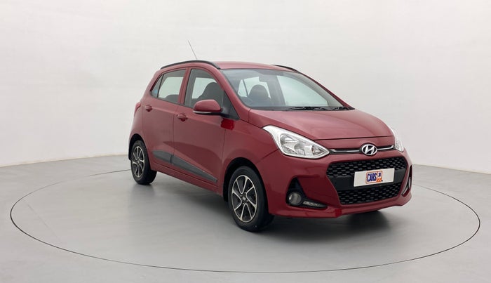 2017 Hyundai Grand i10 SPORTZ (O) AT 1.2 KAPPA VTVT, Petrol, Automatic, 40,570 km, Right Front Diagonal