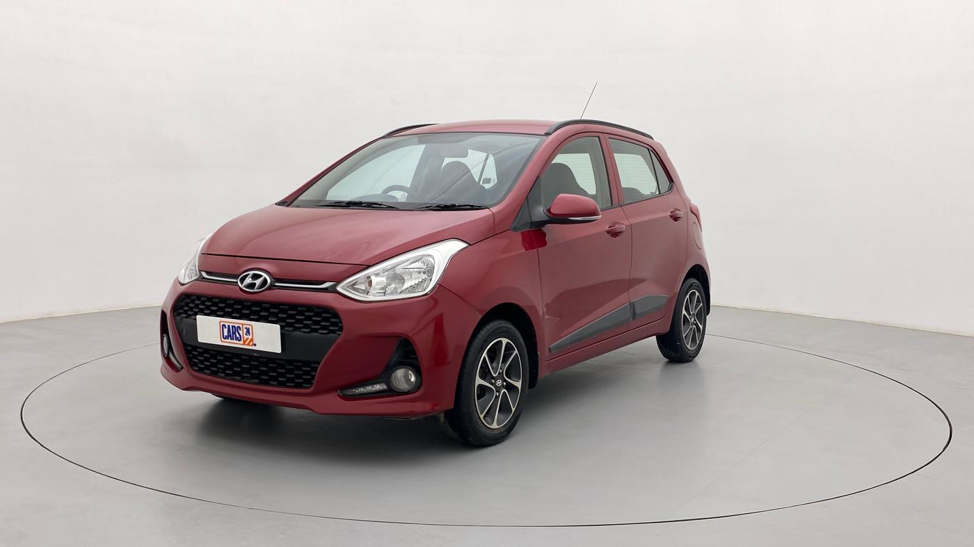 2017 Hyundai Grand i10 SPORTZ (O) AT 1.2 KAPPA VTVT, Petrol, Automatic, 40,570 km, Left Front Diagonal