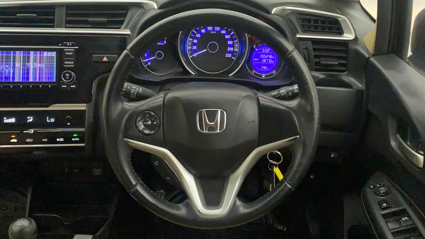 2017 Honda Jazz 1.2L I-VTEC V, Petrol, Manual, 55,248 km, Steering Wheel Close Up