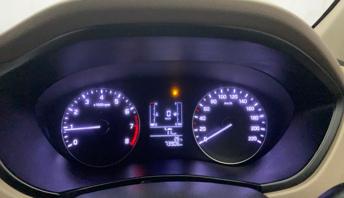 2017 Hyundai Elite i20 MAGNA EXECUTIVE 1.2, Petrol, Manual, 73,903 km, Odometer Image