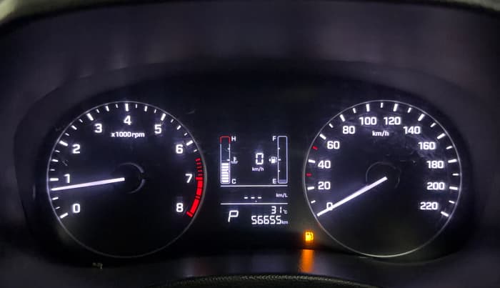 2020 Hyundai Creta SX AT 1.6 PETROL, Petrol, Automatic, 56,645 km, Odometer Image