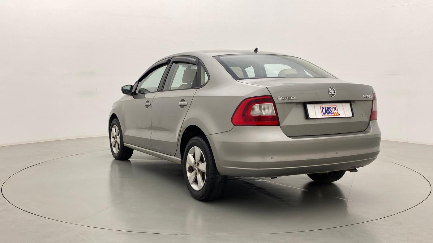 2016 Skoda Rapid 1.5 TDI AT STYLE PLUS, Diesel, Automatic, 59,282 km, Left Back Diagonal
