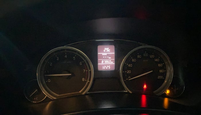 2016 Maruti Ciaz VXI, Petrol, Manual, 87,836 km, Odometer Image