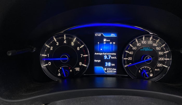 2019 Maruti Ciaz ALPHA 1.5 SHVS PETROL, Petrol, Manual, 42,420 km, Odometer Image