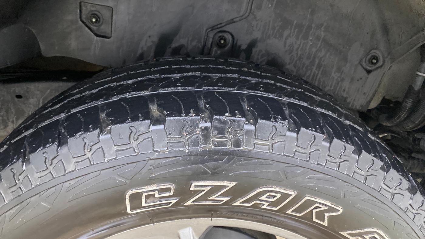2022 Mahindra Thar LX HARD TOP 4WD MT, Diesel, Manual, 80,825 km, Left Rear Tyre Tread