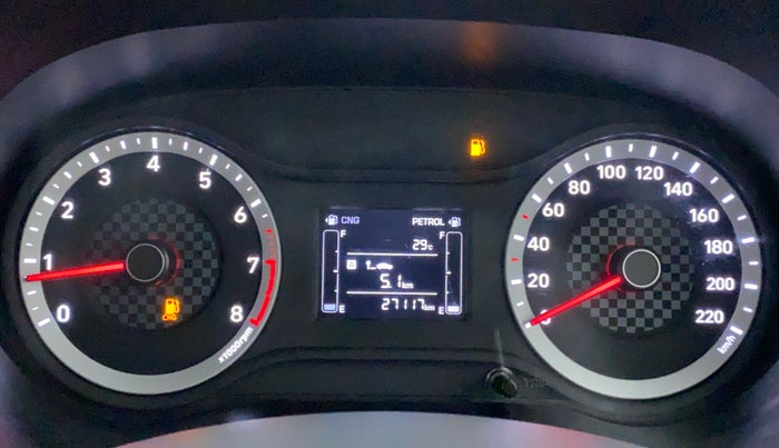 2021 Hyundai GRAND I10 NIOS SPORTZ 1.2 KAPPA VTVT CNG, CNG, Manual, 27,116 km, Odometer Image