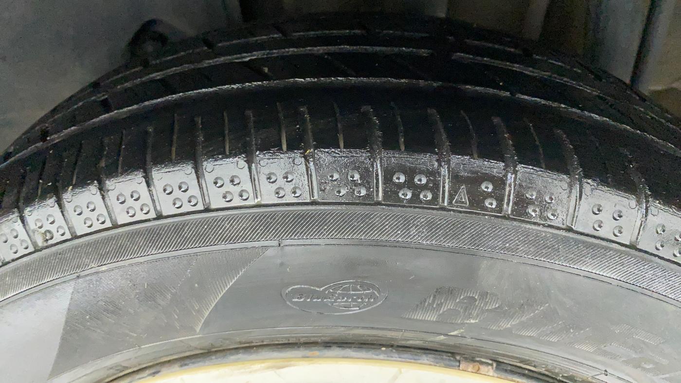 2017 Tata Tiago XT 1.2 REVOTRON, Petrol, Manual, 87,978 km, Left Rear Tyre Tread