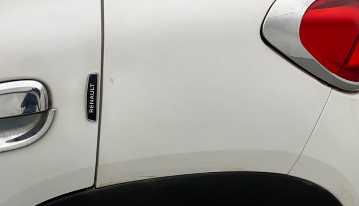 2018 Renault Kwid 1.0 RXT Opt, Petrol, Manual, 81,825 km, Left quarter panel - Minor scratches