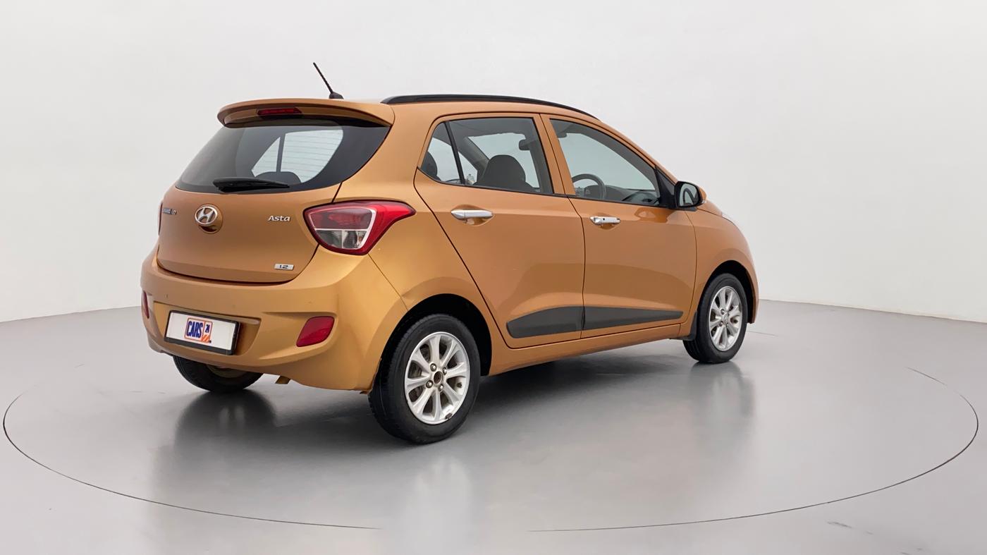 2014 Hyundai Grand i10 ASTA 1.2 KAPPA VTVT, Petrol, Manual, 28,158 km, Right Back Diagonal (45- Degree) View