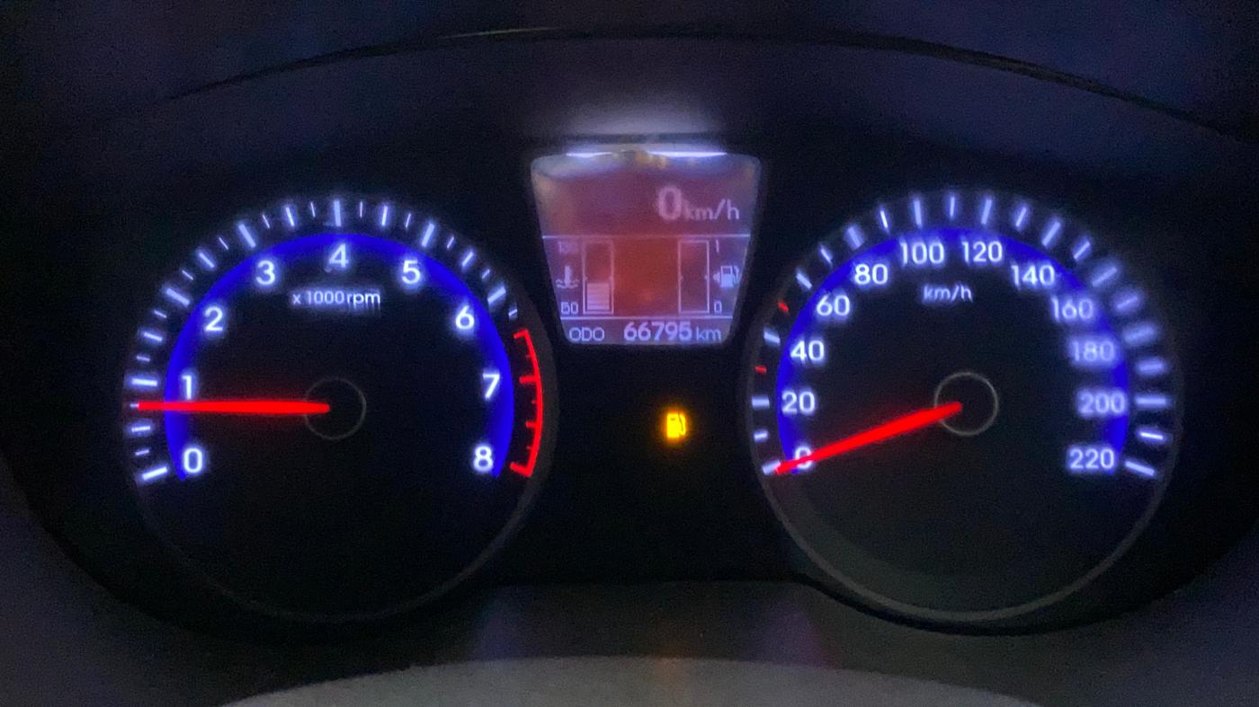 2012 Hyundai i20 ASTA 1.2, CNG, Manual, 66,935 km, Odometer Image