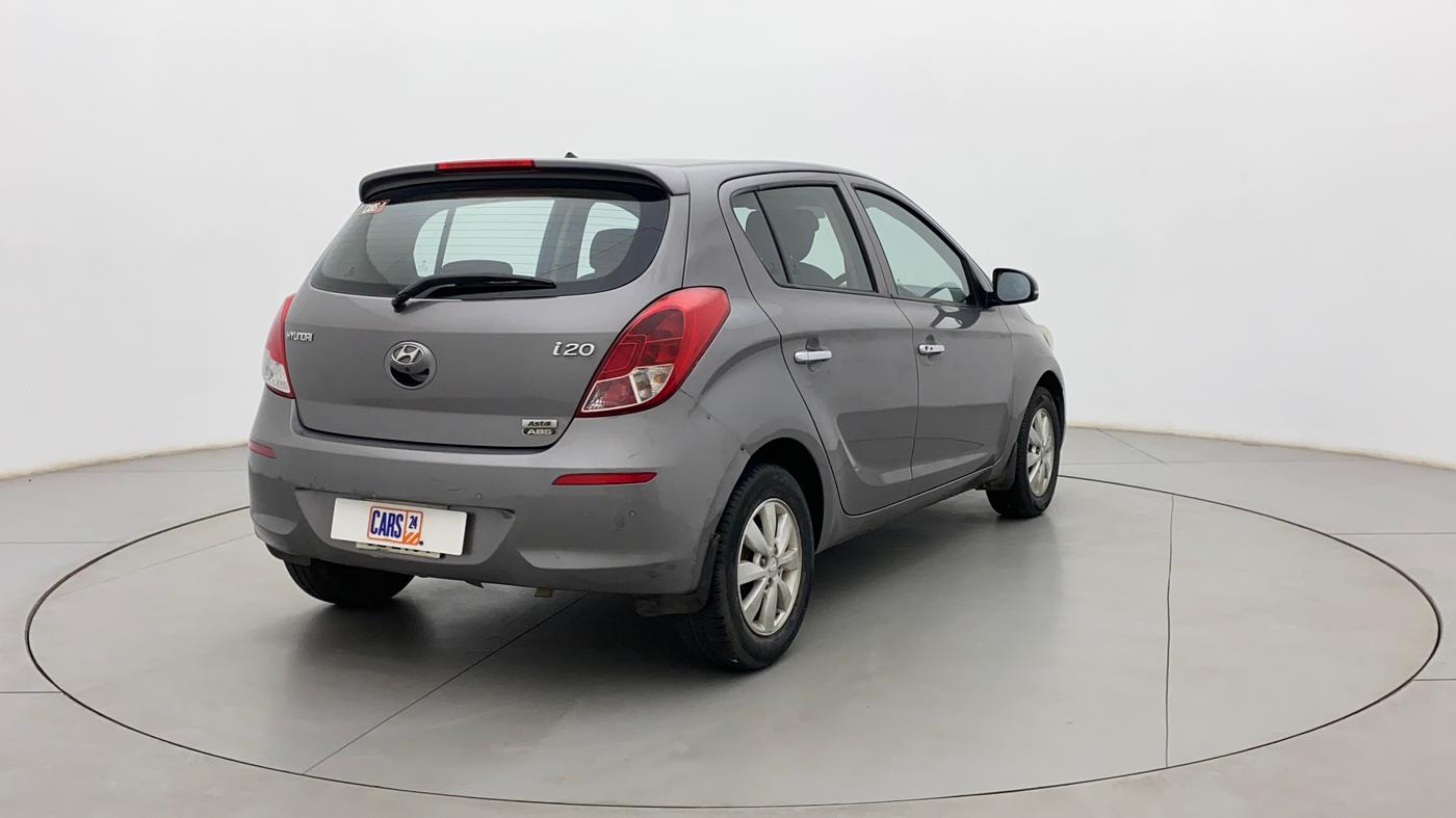 2012 Hyundai i20 ASTA 1.2, CNG, Manual, 66,935 km, Right Back Diagonal
