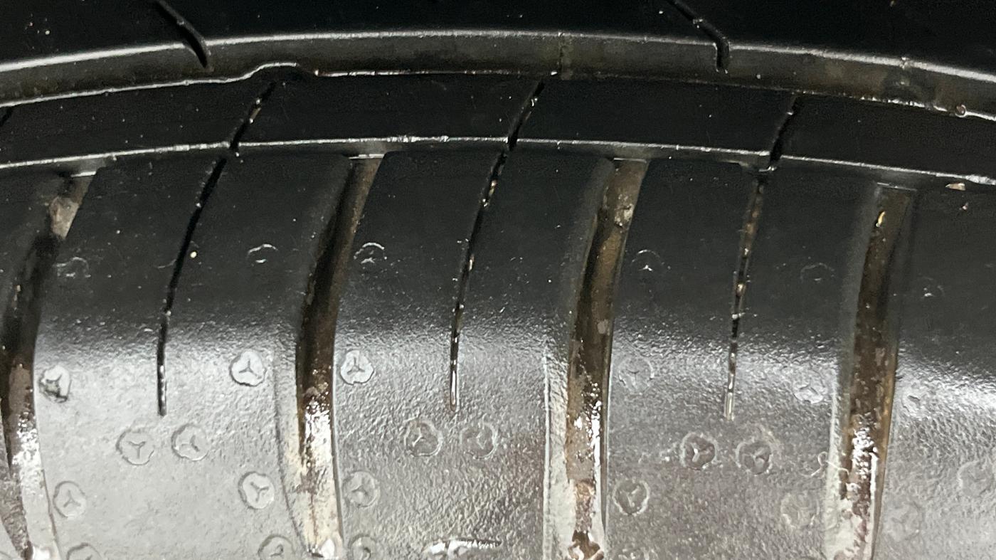 2024 Tata Curvv Accomplished S 1.2 Petrol 7DCA, Petrol, Automatic, 4,583 km, Left Rear Tyre Tread