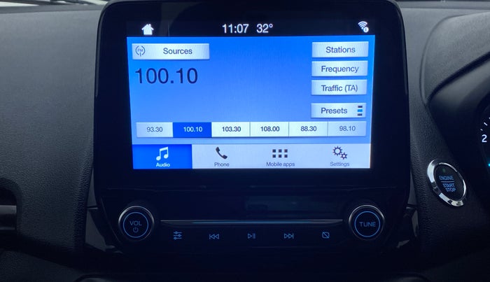 2018 Ford Ecosport 1.5 TITANIUM PLUS TI VCT AT, CNG, Automatic, 60,909 km, Infotainment System
