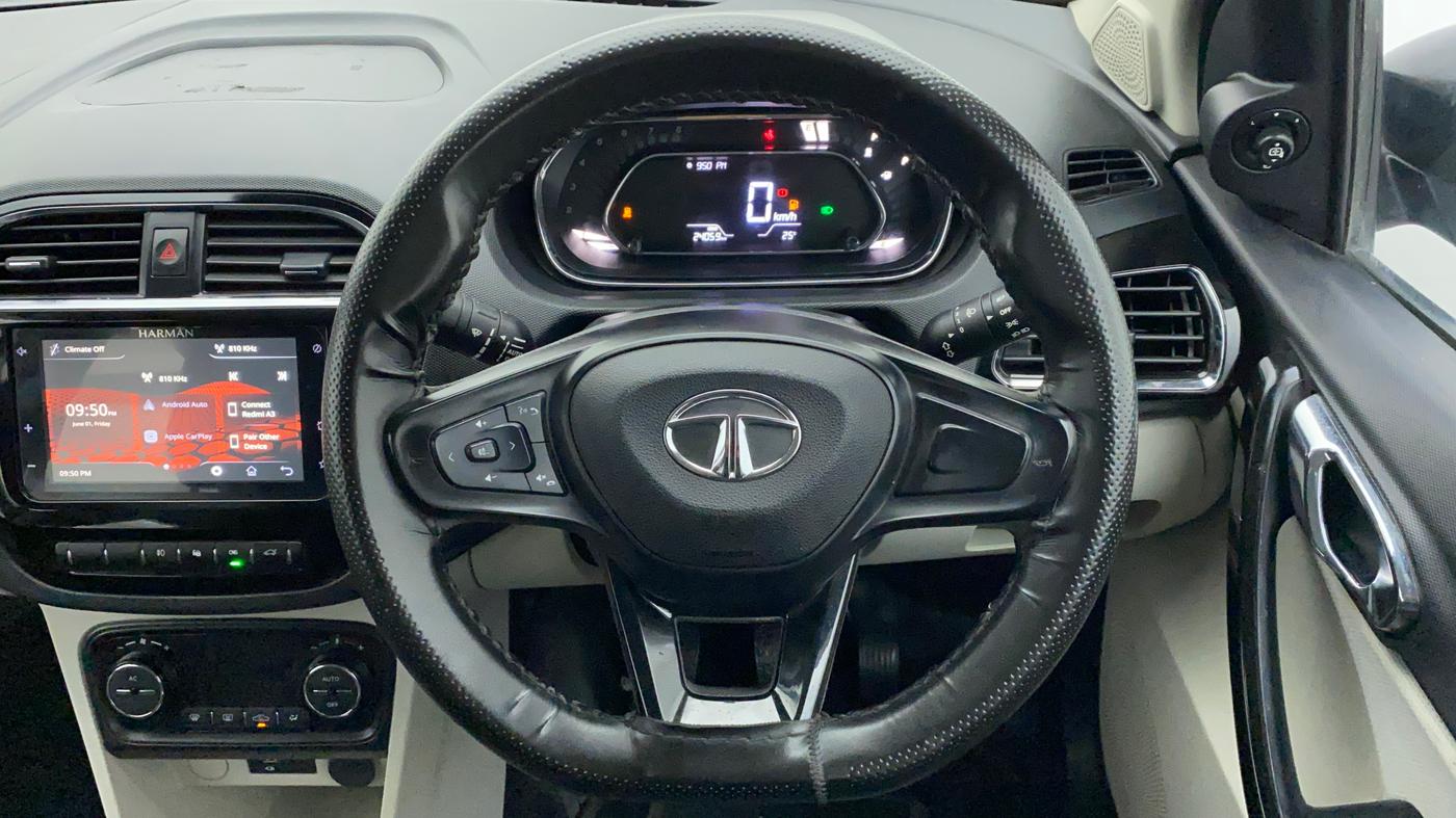 2022 Tata TIGOR XZ PLUS CNG, CNG, Manual, 24,059 km, Steering Wheel Close Up