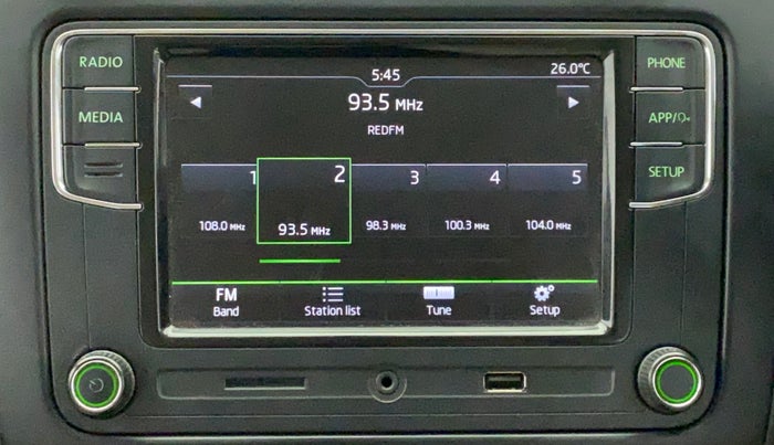 2017 Skoda Rapid STYLE 1.5 TDI AT, Diesel, Automatic, 1,06,359 km, Infotainment System