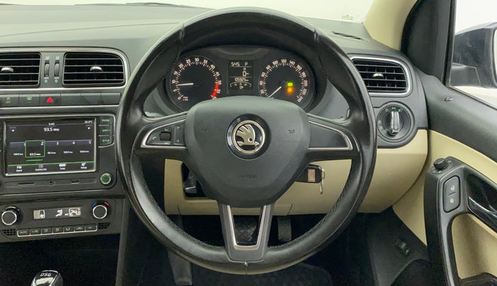 2017 Skoda Rapid STYLE 1.5 TDI AT, Diesel, Automatic, 1,06,359 km, Steering Wheel Close Up