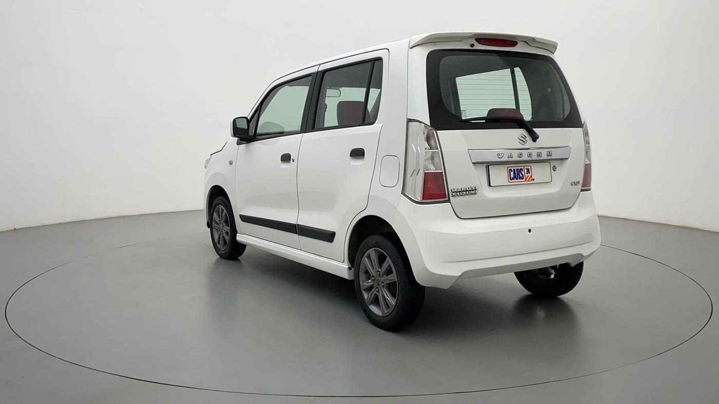 2017 Maruti Wagon R 1.0 VXI + (O) AMT, Petrol, Automatic, 26,462 km, Left Back Diagonal