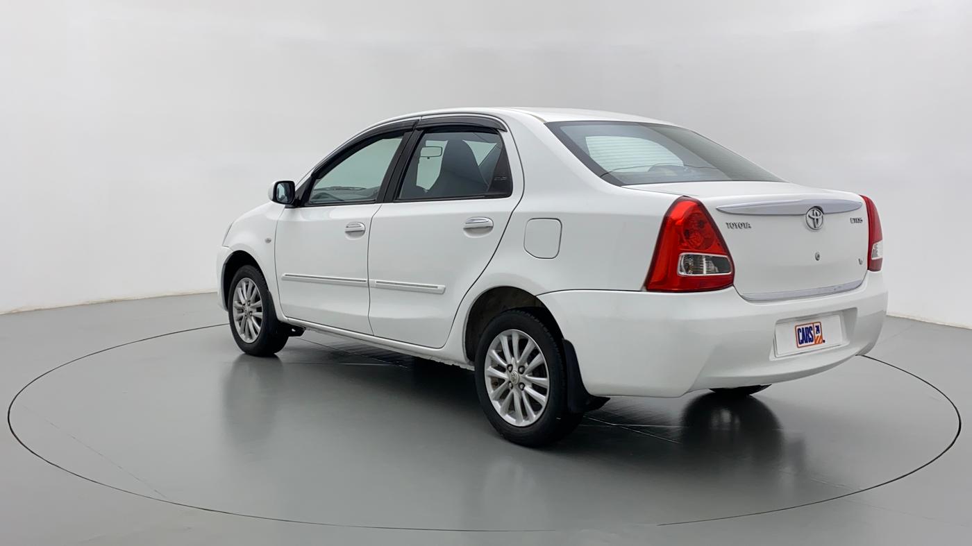 2011 Toyota Etios V, Petrol, Manual, 47,171 km, Left Back Diagonal