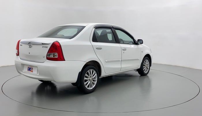 2011 Toyota Etios V, Petrol, Manual, 47,171 km, Right Back Diagonal