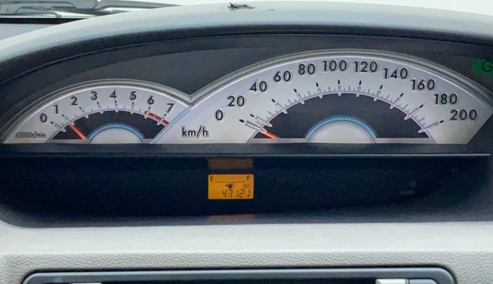 2011 Toyota Etios V, Petrol, Manual, 47,171 km, Odometer Image