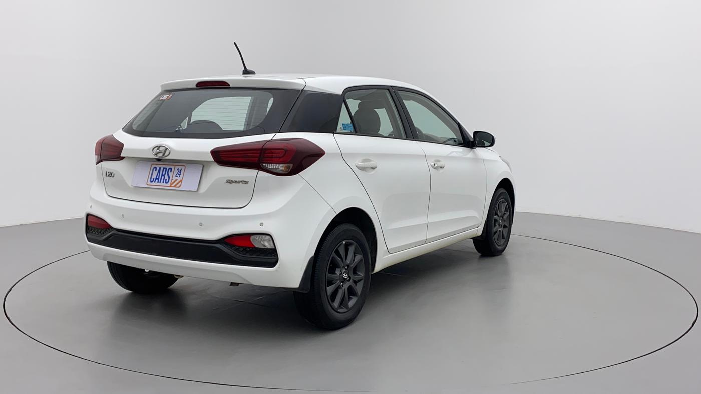 2019 Hyundai Elite i20 SPORTZ PLUS 1.2, Petrol, Manual, 34,497 km, Right Back Diagonal