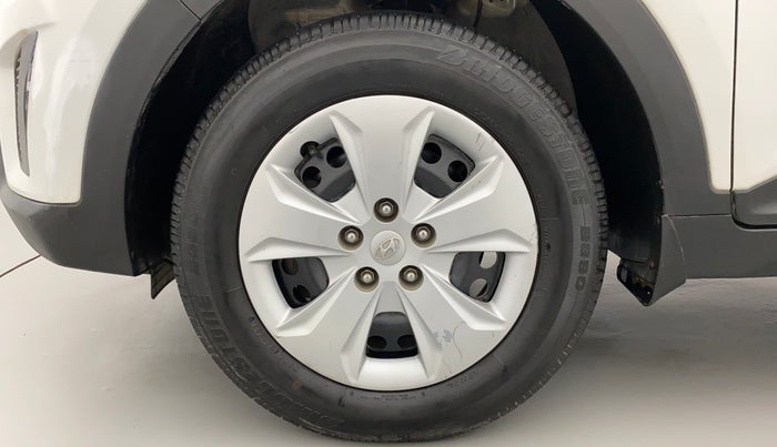 2017 Hyundai Creta E PLUS 1.6 PETROL, Petrol, Manual, 58,257 km, Left Front Wheel