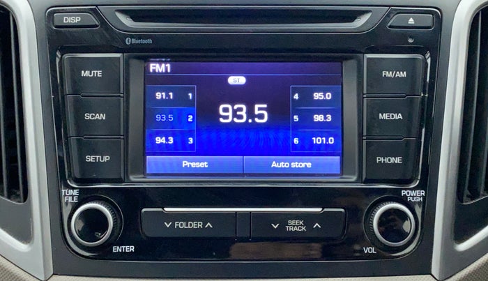 2017 Hyundai Creta E PLUS 1.6 PETROL, Petrol, Manual, 58,257 km, Infotainment System