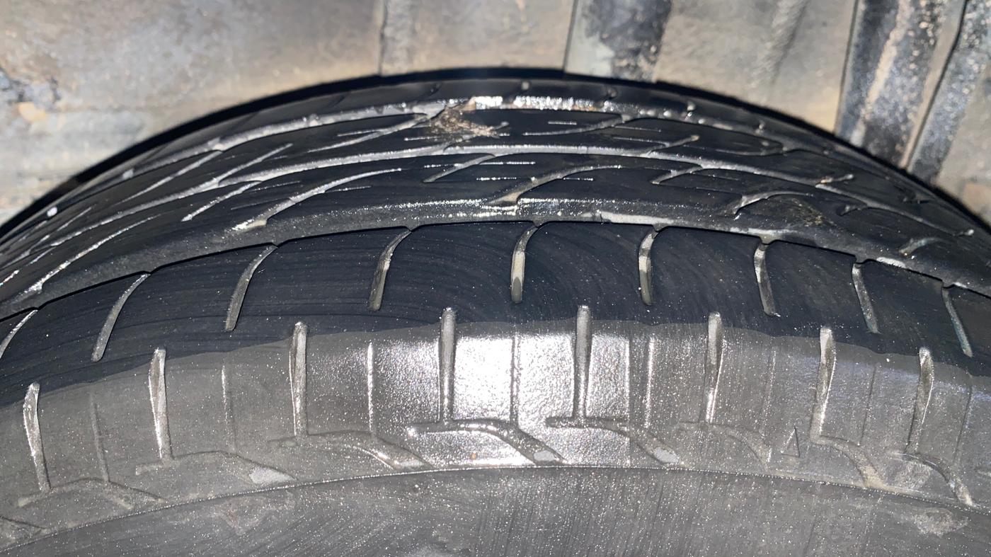 2022 Tata Tiago XZ PLUS CNG, CNG, Manual, 55,008 km, Left Rear Tyre Tread